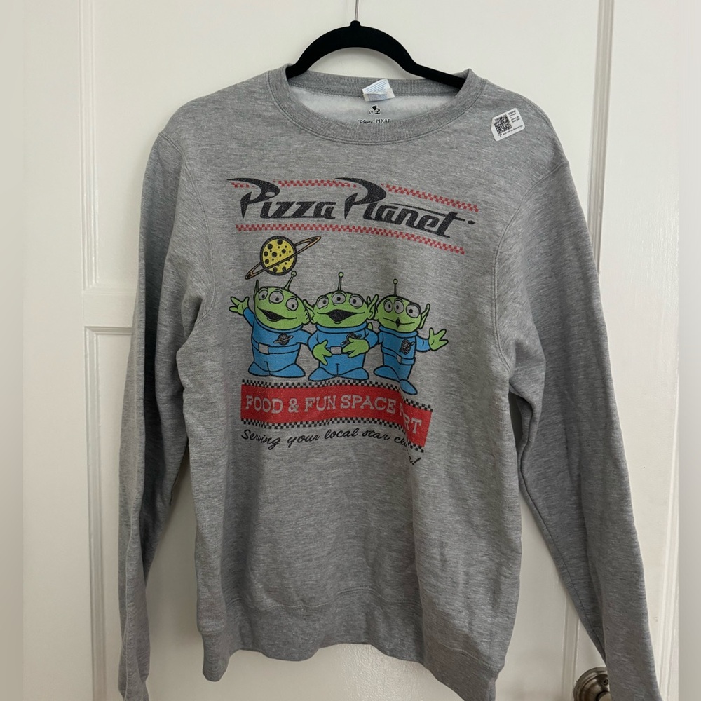 Gray Pizza Planet Sweatshirt